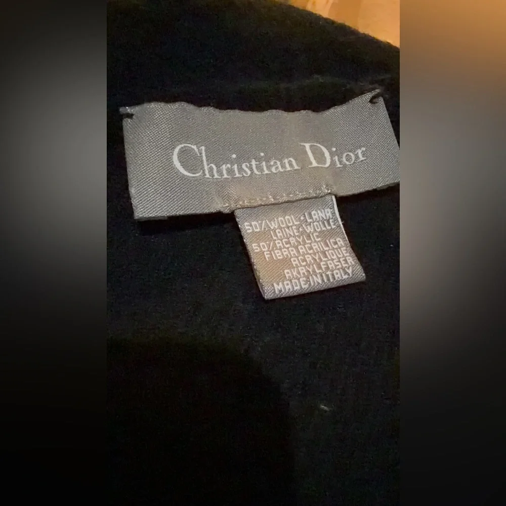 Authentic Christian Dior Stole Muffler Shawl Logo